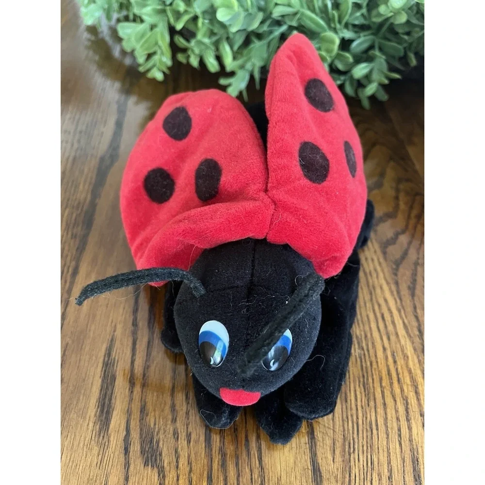 Vintage Lady Bug, Butterfly, Caterpillar Hand Puppet Glove Plush Creations‎ Inc